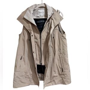 🧥⛈️ Coldwater Creek All-Season Water-Repellent Vest – Petite Large (PL) 💫